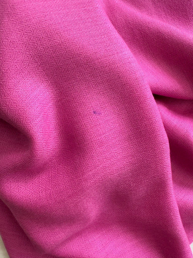 Hot Pink Colour Hand-woven Cashmere Scarf