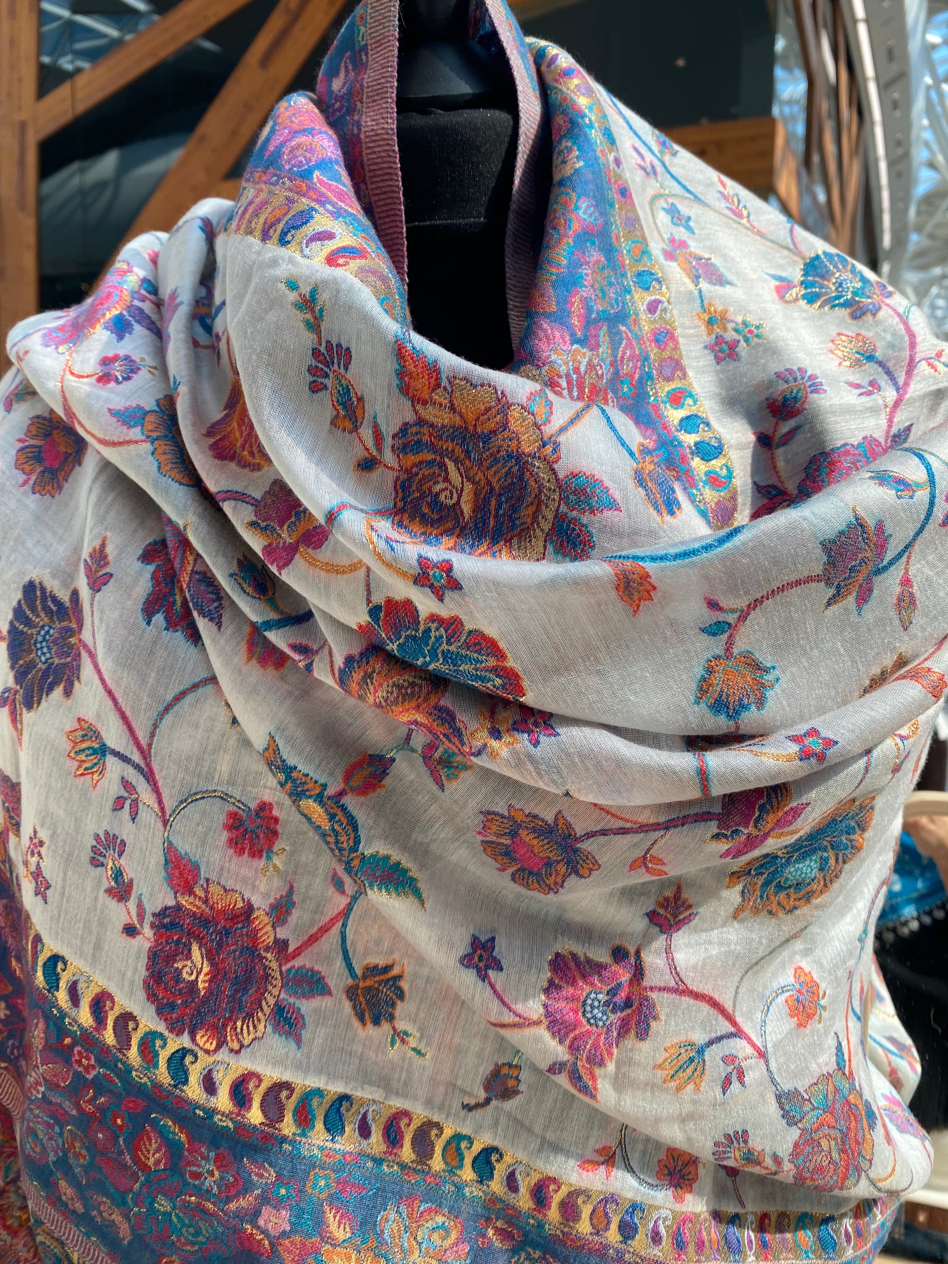 Kani Cashmere Pashmina Kashmir Scarf Shawl accessory7