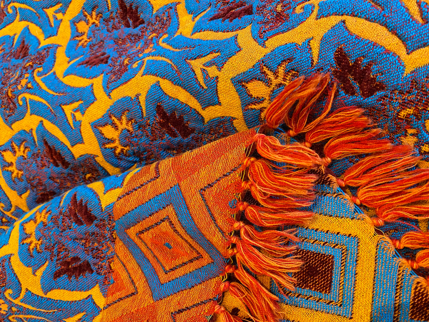 Woollen Orange Blanket